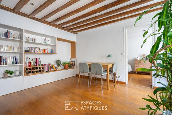 Dernier étage au calme et au charme typique du Marais