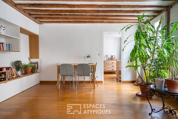 Dernier étage au calme et au charme typique du Marais