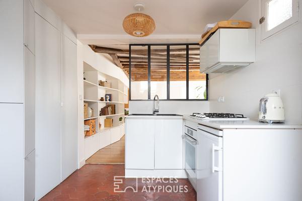 Dernier étage au calme et au charme typique du Marais