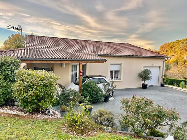 A vendre, maison de plain-pied récente à BIRAS 24310