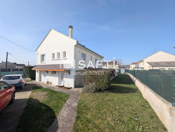 MAISON INDIVIDUELLE 3 CH, GARAGE, JARDIN