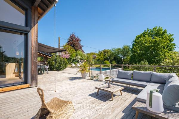 L’horizon pour décor : maison ossature bois à Migné-Auxances