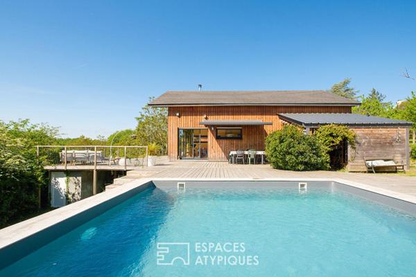 L’horizon pour décor : maison ossature bois à Migné-Auxances