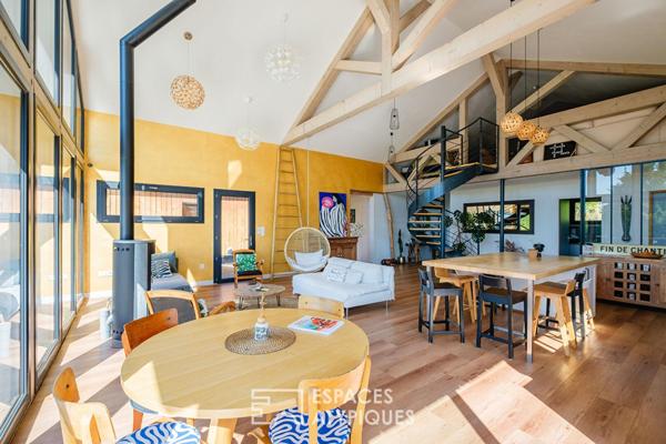 L’horizon pour décor : maison ossature bois à Migné-Auxances