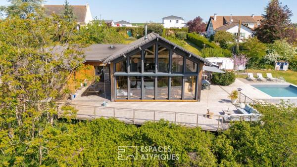 L’horizon pour décor : maison ossature bois à Migné-Auxances
