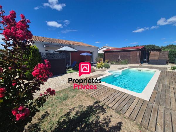 CUDOS - Maison récente, 4 pièces, garage et piscine