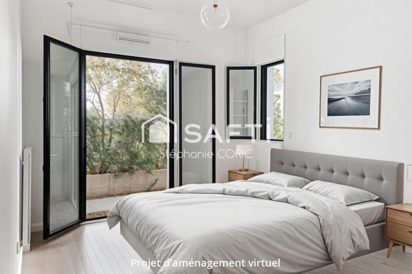 REZ DE JARDIN AVEC TERRASSE PRIVATIVE - CALME