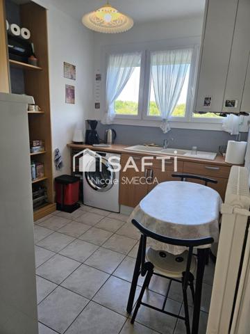 Appartement 2 chambres,jardin,2 caves