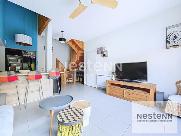 A vendre superbe appartement T4 en duplex avec terrasse, jardin et place de stationnement à Montpellier, à deux pas du tramway