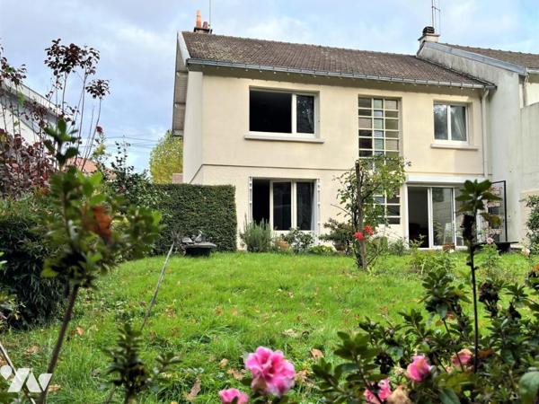 Saint Herblain Bouvardière, maison 5 pièces, 3 chambres, garage, jardin Ouest