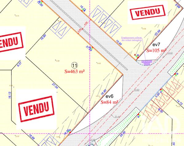 Terrain à vendre 463 m² Challans