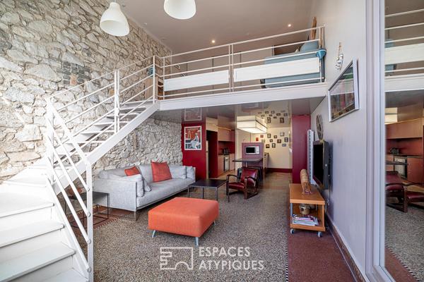 Une ancienne imprimerie transformée en duplex contemporain