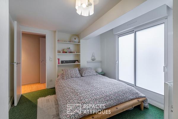 Une ancienne imprimerie transformée en duplex contemporain