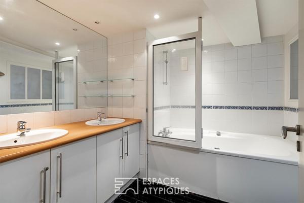 Une ancienne imprimerie transformée en duplex contemporain