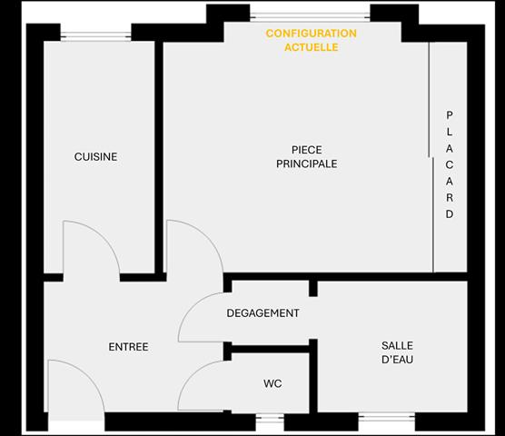 Studio transformable en 2P / PARIS 12 - Proche Ground Control