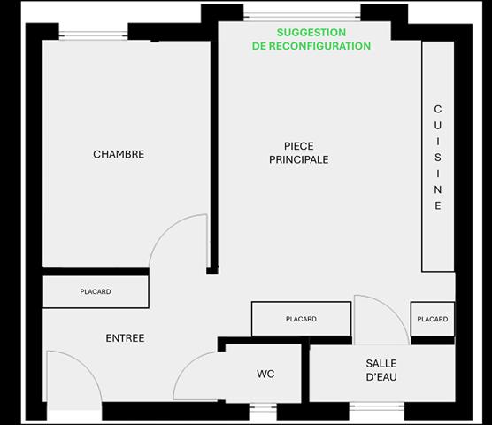 Studio transformable en 2P / PARIS 12 - Proche Ground Control