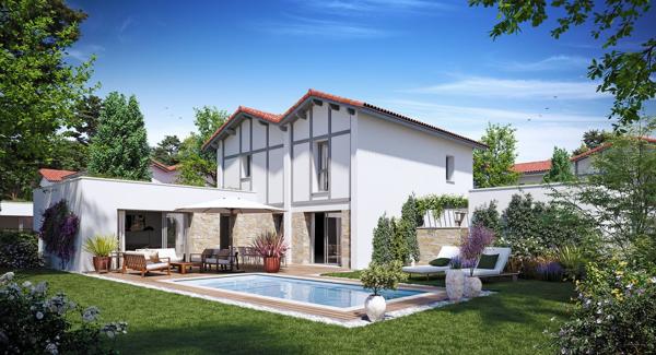Villa d'exception avec piscine - Description détaillée - Cinq Cantons / Chiberta Anglet