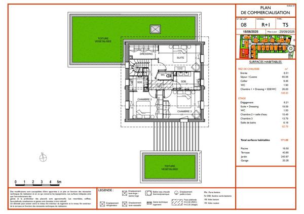 Villa d'exception avec piscine - Description détaillée - Cinq Cantons / Chiberta Anglet