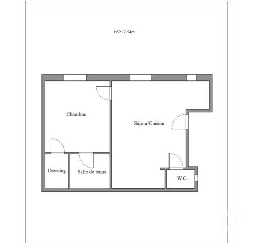 Appartement T2 à vendre  2 pièces - 41,22 m2 PARIS - 75007