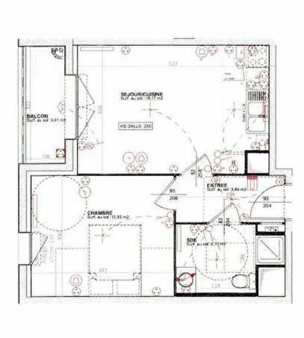 Appartement à louer    2 pièces •  Tours