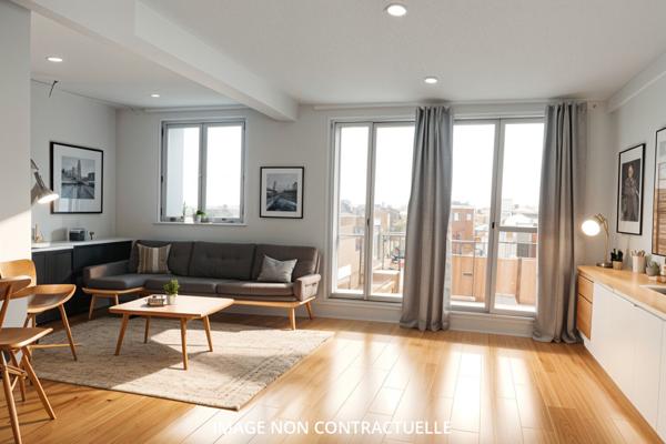 Appartement 68 m2 - St Barnabé - dernier étage - vue mer- stationnement privé