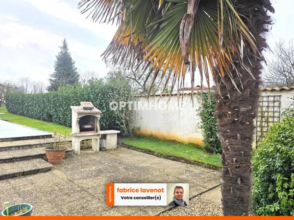 Maison charentaise de 170 m² avec 4 ou 3 chambres avec bureau sur la commune de TAPONNAT FLEURIGNAC (16)