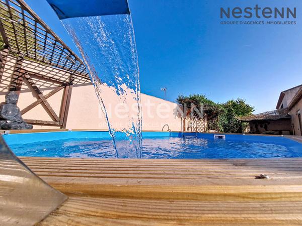 Plain-pied sans vis-à-vis avec piscine Lunel-Viel