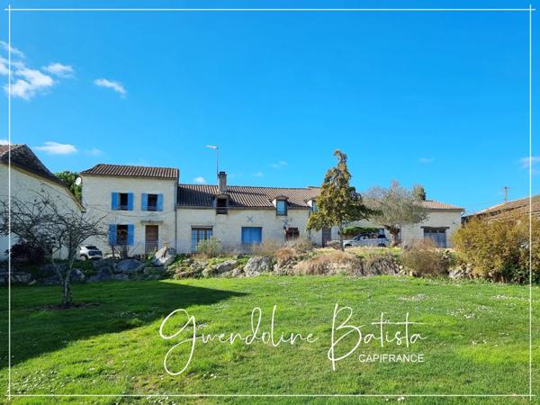 Proche de EYMET Propriété en Pierre 300m² avec gîte - Terrain 8000m²