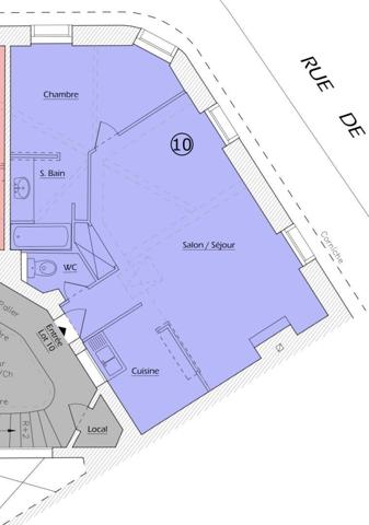 Appartement à vendre 2 pièces 60 m² Bordeaux