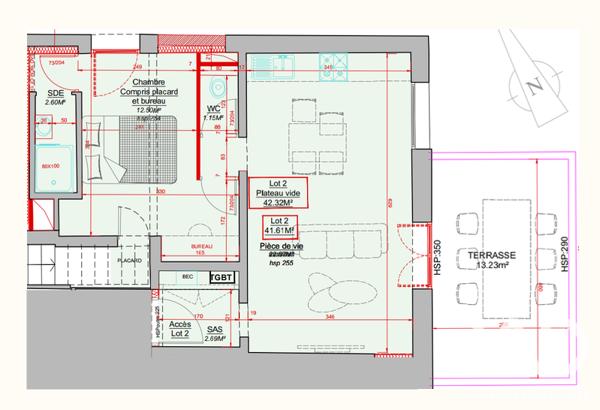 Appartement à vendre 2 pièces 42 m² Saint-Hilaire-de-Riez