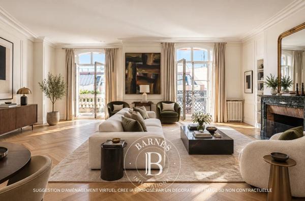 Paris 16ème, Appartement 3 Chambres -  133 m² à vendre