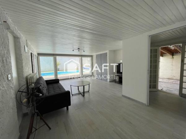 Piscine, tout à pied, 5 chambres/activité libérale