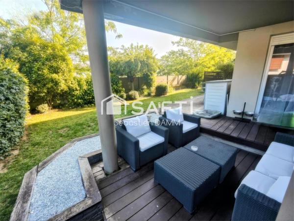 Magnifique 3 pièces de 73 m² avec jardin, terrasse et garage !