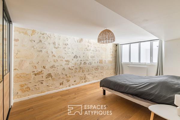 Loft au calme avec piscine et grand garage