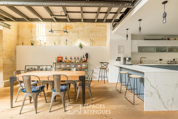 Loft au calme avec piscine et grand garage