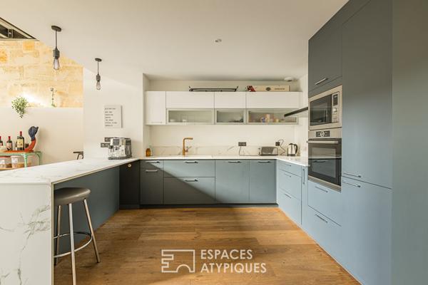 Loft au calme avec piscine et grand garage