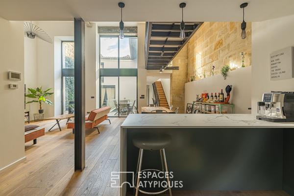 Loft au calme avec piscine et grand garage