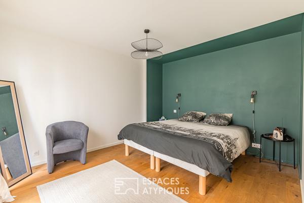 Loft au calme avec piscine et grand garage