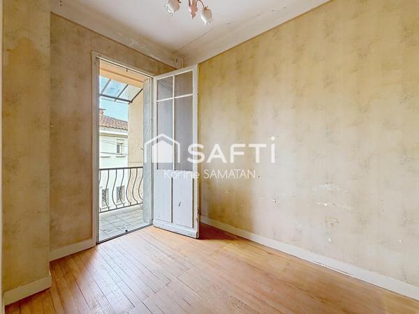 Toulouse – Proche universités, maison de 93 m² à rénover entièrement, offrant un fort potentiel pour une résidence principale ou un projet d’investissement locatif.
