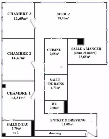 SURESNES - CENTRE VILLE/ APPARTEMENT DERNIER ETAGE (3- 4 CHAMBRES) AVEC PARKING