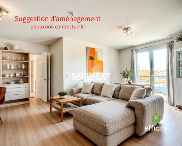 Appartement 3 pièces - 69 m² Exclusivité efficity