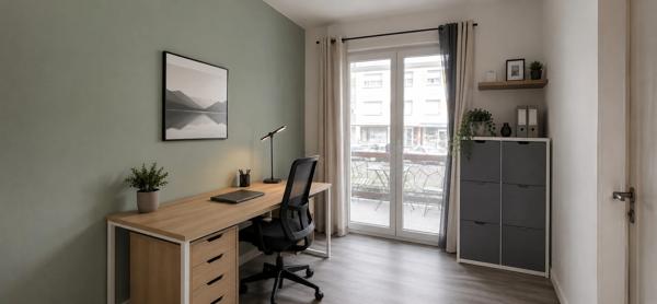 Appartement à vendre T3 bis AIX LES BAINS (73) 2 chambres, 1 bureau, parking et cave