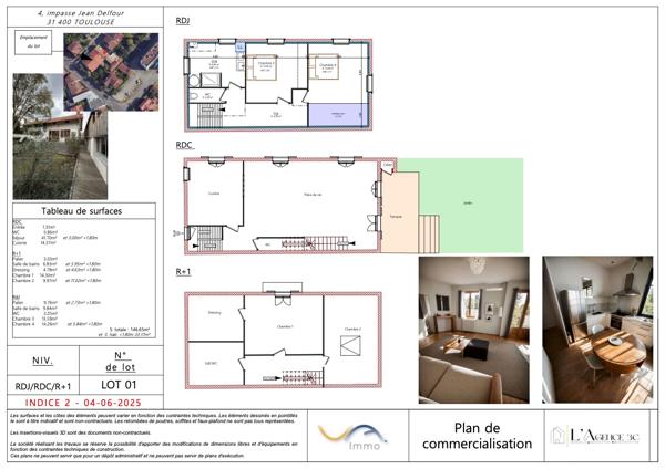 A vendre Toulouse secteur Crampel Maison 5 pièce(s) de 140 m2