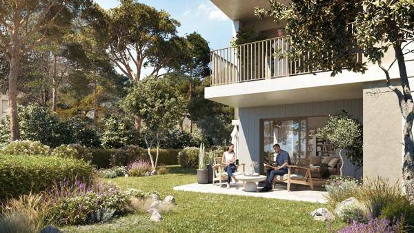 Appartement de3 pièces en Rez de jardin