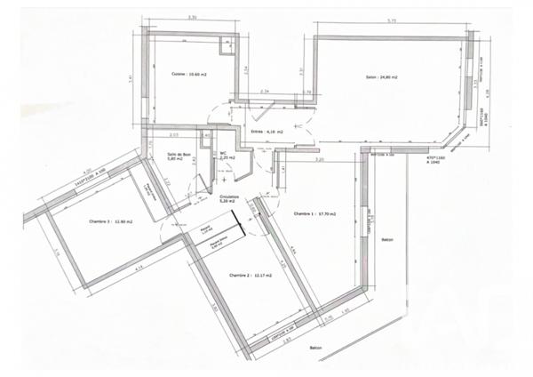 Appartement à vendre 4 pièces 97 m² Verrières-le-Buisson