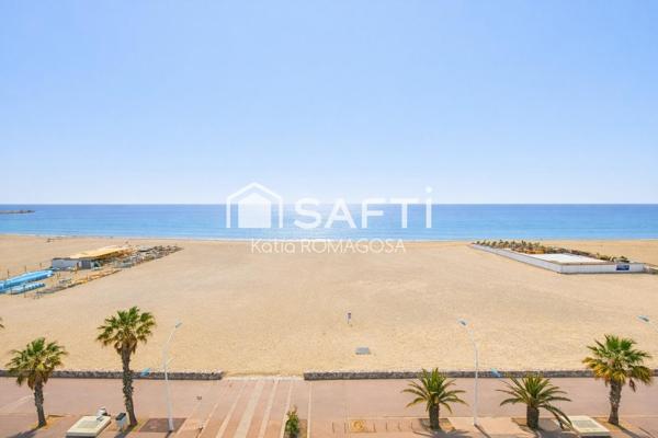 CANET-PLAGE – FRONT DE MER – VUE PANORAMIQUE EXCEPTIONNELLE