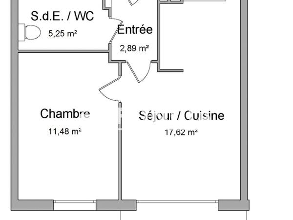 Location Appartement 2 pièces 37.24 m² - 2 RUE VIRGINIE MAUVAIS Nancy 54000