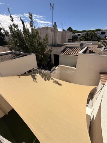 En exclusivité sur le Grau-du-Roi !
Coup de coeur assuré pour cette ravissante villa de 73 m2 environ  ENTIEREMENT RÉNOVÉE offrant 3 chambres, un joli patio, UN CELLIER DE RANGEMENT ainsi que deux places de parking, le tout à quelques enjambées de la plage.
Située dans une résidence privée, sécurisée et  joliment arborée , elle se compose, au rez-de-chaussée d'une entrée, une salle d'eau avec WC, une grande cuisine équipée et ouverte sur une belle pièce de vie avec un joli coin véranda et une belle chambre.
L'étage distribue deux chambres dont une avec un grand balcon d'environ 10 m2 d'où vous pourrez voir l'horizon, ainsi qu'une salle d'eau avec WC et un coin rangement.
Les extérieurs vous offrent un coquet patio intimiste SANS AUCUN VIS-À-VIS ainsi qu'une cave.
Un cellier aménagé (idéal pour ranger les vélos etc...) et deux places de parking complètent ce bel ensemble à vivre.
Ses atouts ?
-aucun travaux à prévoir (rénovation complète en 2022).
-nombreux rangements.
-pompe à chaleur neuve (Janvier 2022 et 2023) 
-double-vitrage etc ....
Proche de la plage, commerces à 100 M (CARREFOUR EXPRESS, boulangerie, boucherie, fruits et légumes ouverts à l'année), Mairie, centre-ville de la station et ses rues piétonnes à 15 mn à pied.
Posez vos valises, projetez-vous et contactez-moi pour visiter ....