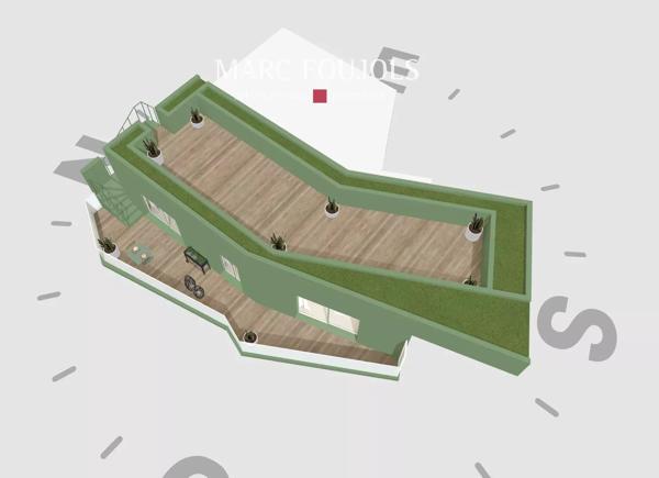 Nice Sainte-Marguerite – Penthouse 4 pièces avec double box et piscine