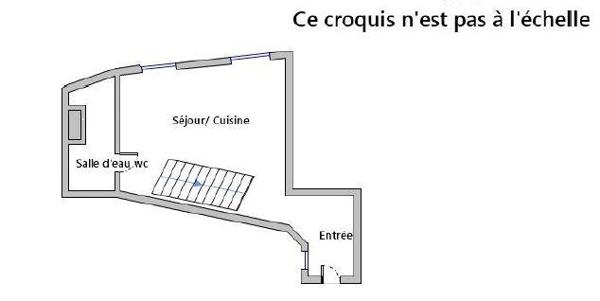 Appartement à vendre 2 pièces 45 m² La Ville-du-Bois